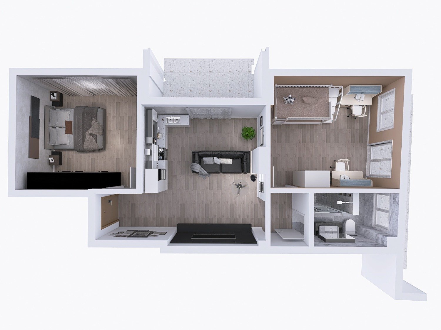 113-3084123-1 Tuscolana – 2 locali € 249.000 T210