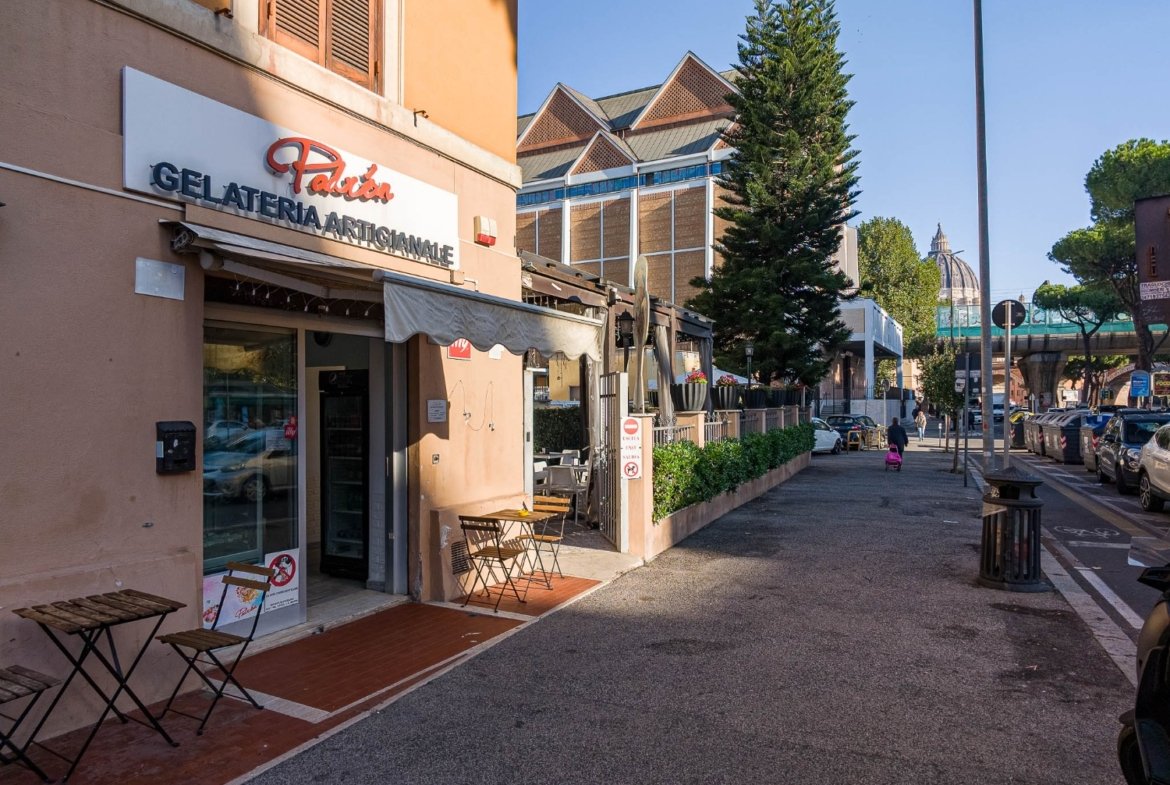 GREGORIO VII-GELATERIA con GIARDINO ESCLUSIVO-NO MURA