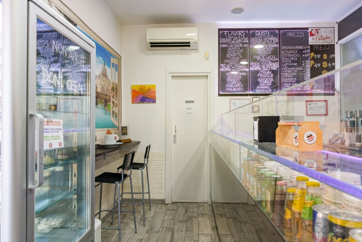GREGORIO VII-GELATERIA con GIARDINO ESCLUSIVO-NO MURA
