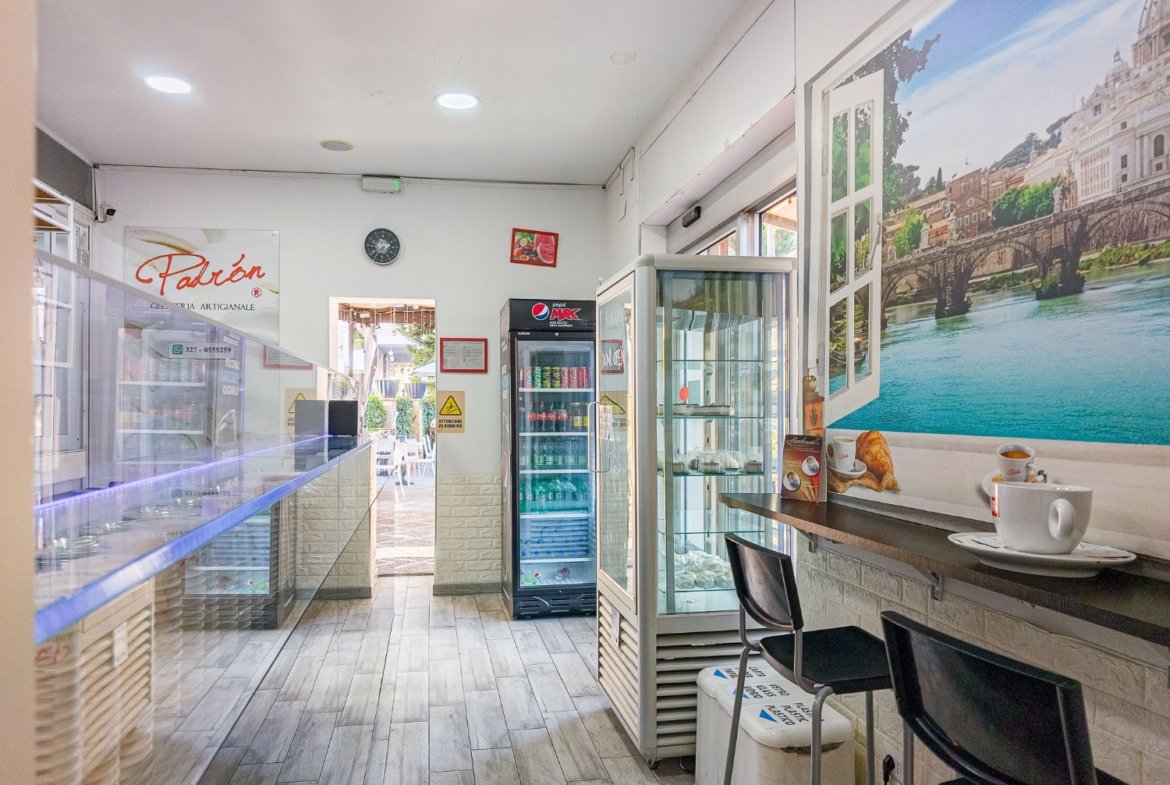 GREGORIO VII-GELATERIA con GIARDINO ESCLUSIVO-NO MURA