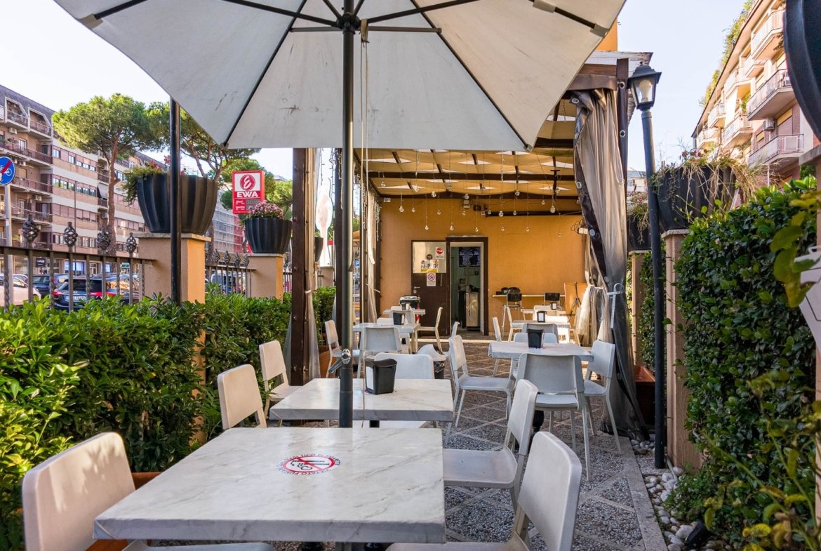 GREGORIO VII-GELATERIA con GIARDINO ESCLUSIVO-NO MURA