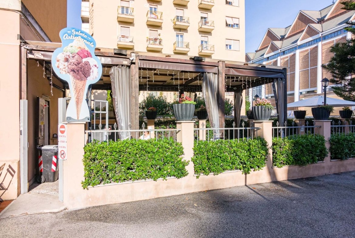 GREGORIO VII-GELATERIA con GIARDINO ESCLUSIVO-NO MURA